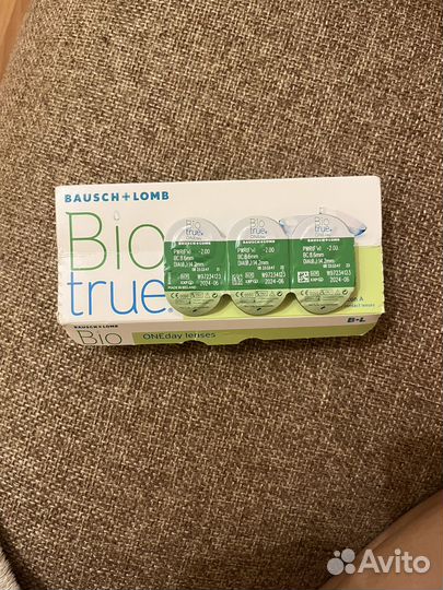 Линзы контактные bio true