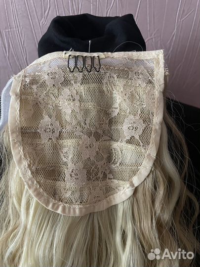 Накладной хвост блонд