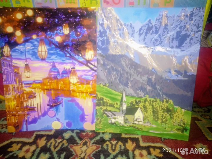 Много готовых картин по номерам обновила