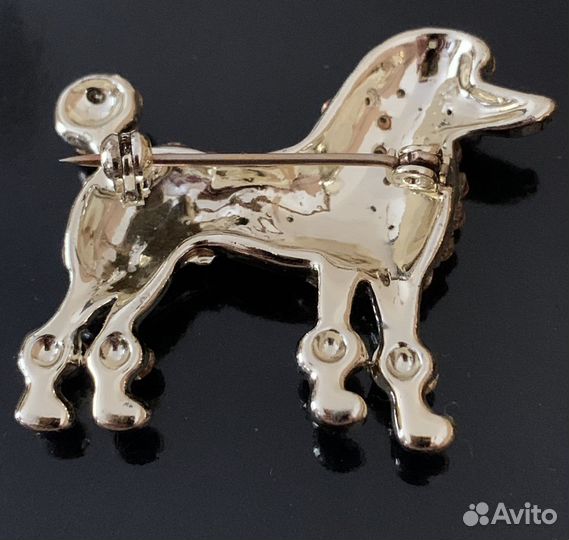 Винтаж Броши Леопард, пудель, совы, черепаха