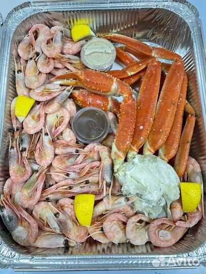 Морской Сет Крабы + Креветки