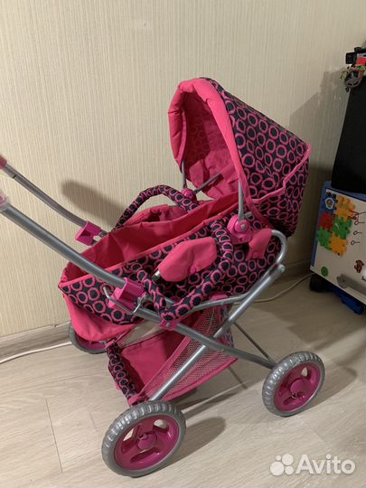 Коляска для кукол новая