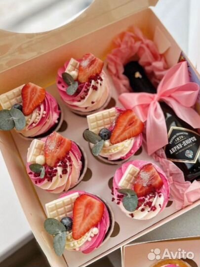 Бенто-тортики,Капкейки, эскимо. Заказы за 1 час