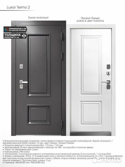 Входные двери в квартиру и в частный дом