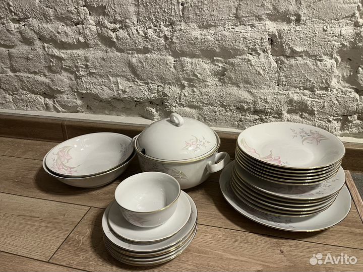 Сервиз столовый Bohemia Checkoslovakia