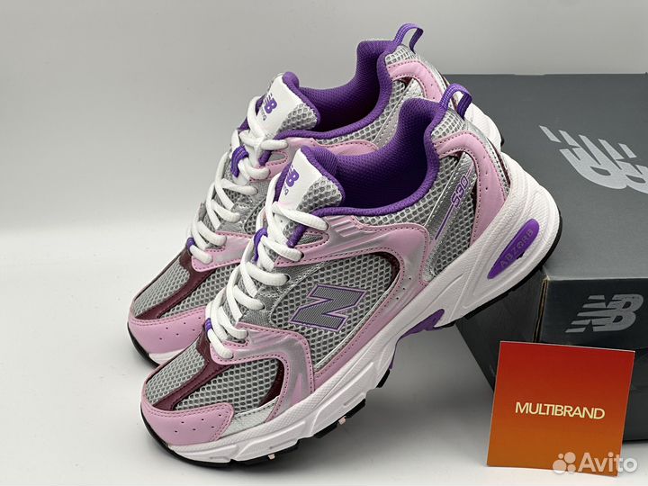 New balance 530 pink and navy - character