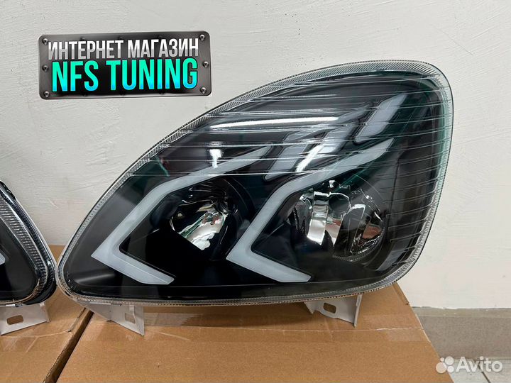 Передние Фары ГАЗель 3302 (Стиль AMG)