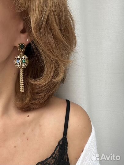 Серьги винтаж Art-Deko