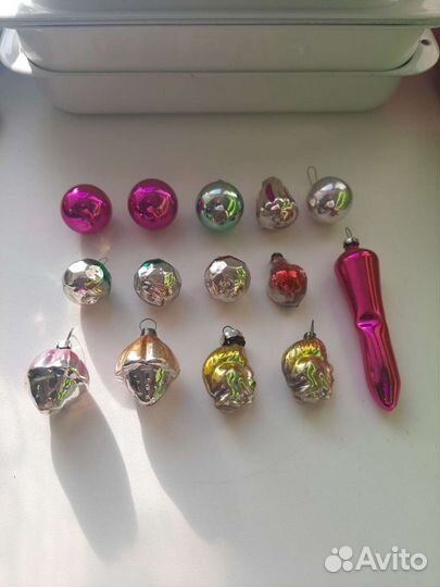 Елочные игрушки СССР (малютка)