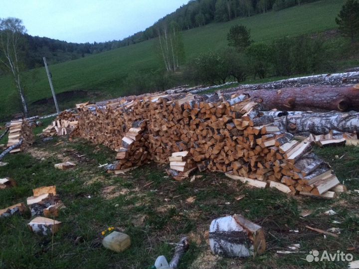 Дрова сухие(кедр,пихта,сосна) Береза сырая
