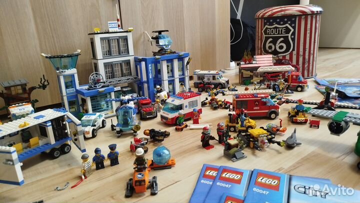 Много наборов Lego city (полиция, пожарные и др.)