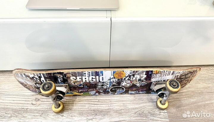 Скейтборд собран в Траектории thunder Sergio munoz