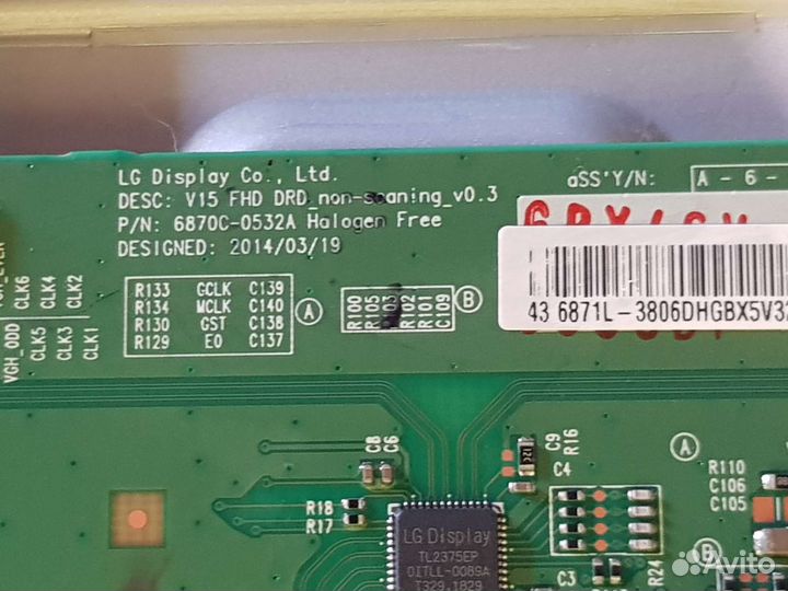 6870c-0532a, 43LJ510V