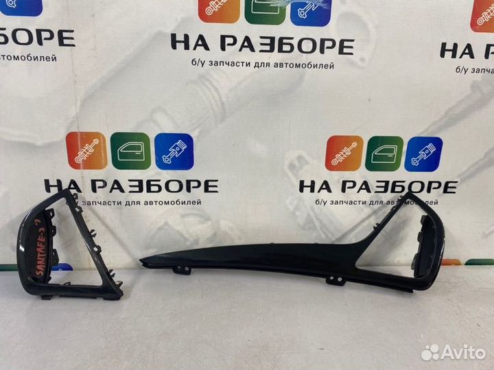 Накладки на торпедо боковые Hyundai Santa Fe DM