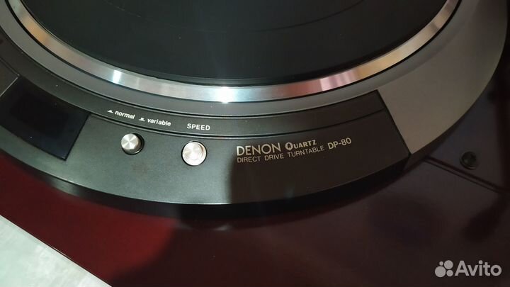 Топовый проигрыватель винила Denon dp 80