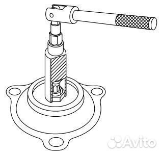 Ключ для передней стойки амортизатора VW, 22 мм