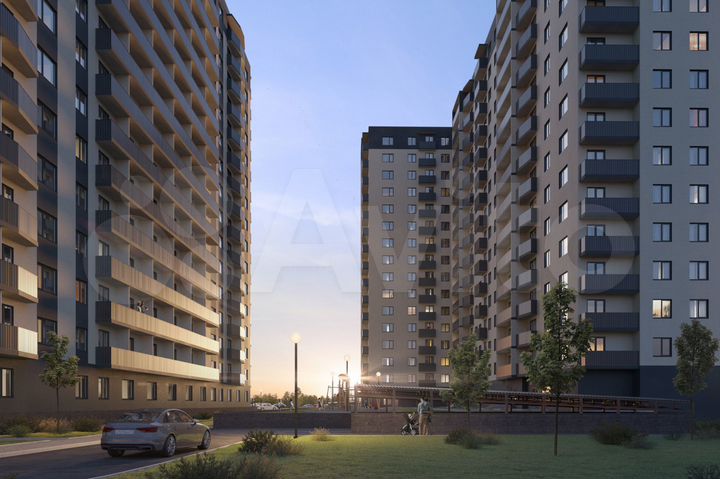 1-к. квартира, 43,4 м², 6/16 эт.
