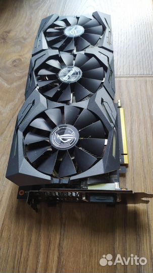Видеокарта asus ROG-strix-RX580-O8G-gaming