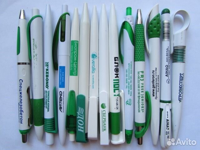 Ручки шариковые с логотипами фирм