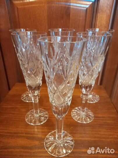 Фужеры хрустальные СССР