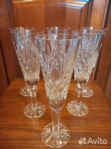 Фужеры хрустальные СССР