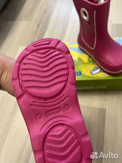 Резиновые сапоги crocs с8-9