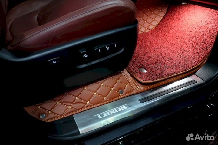 3Д коврики из экокожи Lexus