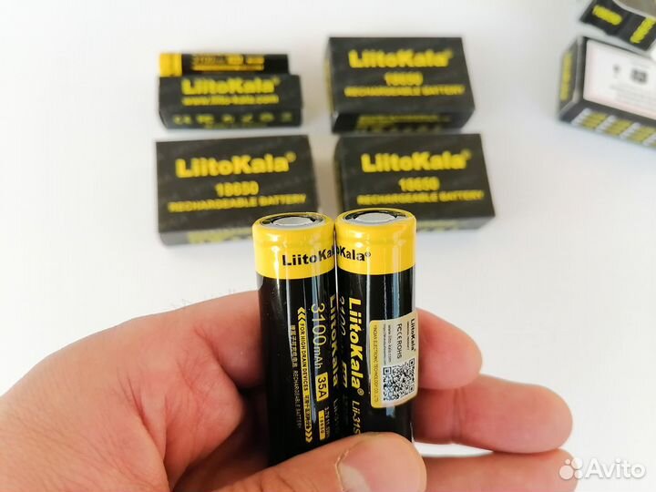 Аккумуляторы 18650 3100mAh LiitoKala Lii-31S Новые