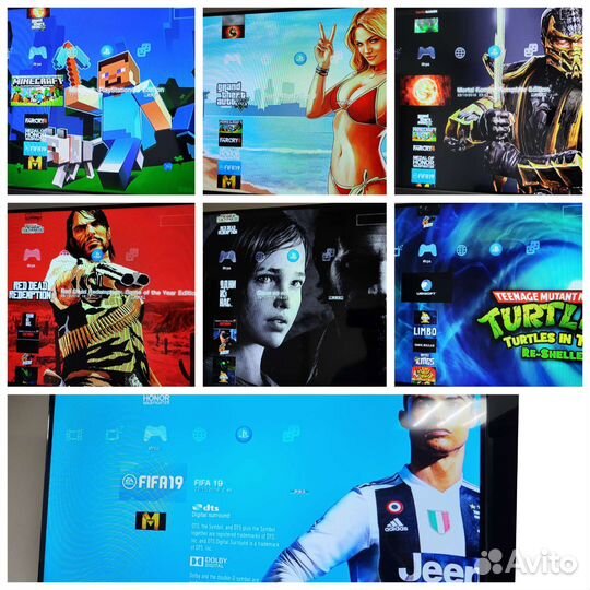 PS3 Super slim(500GB) 60+Игр/Прошитая/2 Геймпада