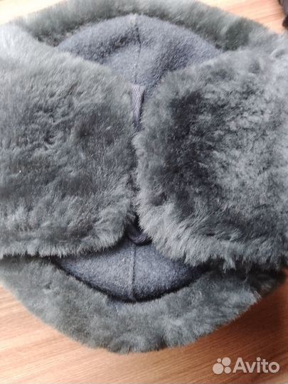 Шапка ушанка мужская военная