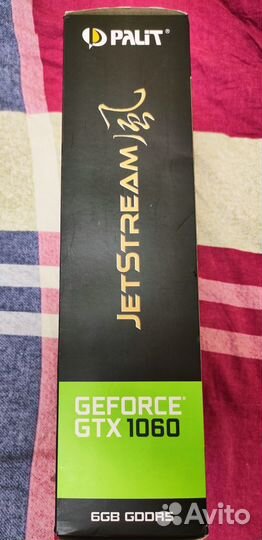 Видеокарта nvidia GTX 1060 6GB Palit jetstream