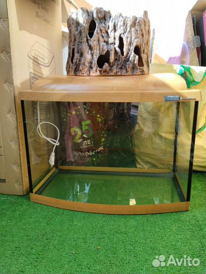 Аквариум,тумба,грунт,водоросли,гроты