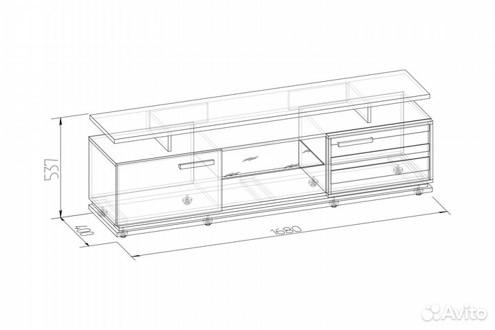 Тумба под тв Nature 3