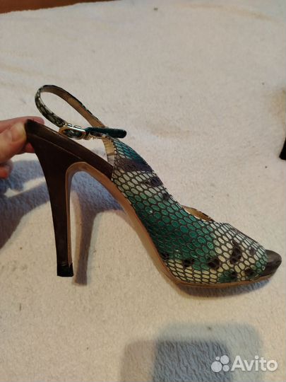 Босоножки туфли 38 натуральная кожа