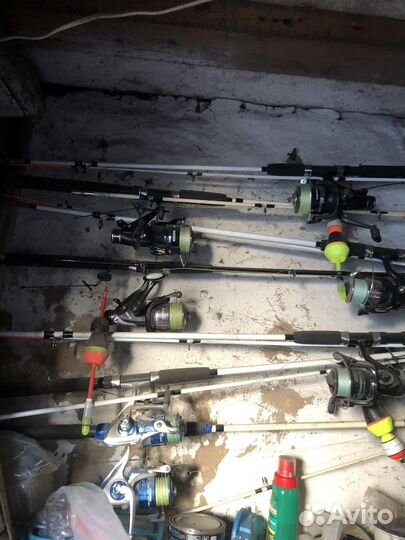 Спининги и удочки бу