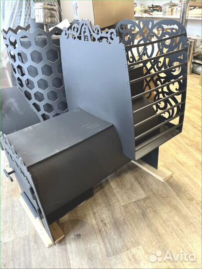 Печь банная из трубы 8мм