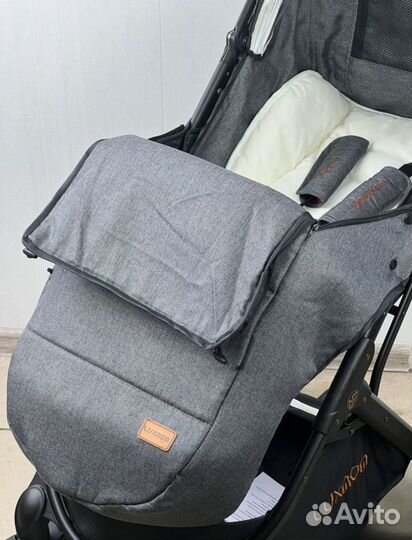 Коляска прогулочная Новая бол.колёсах (чёрный