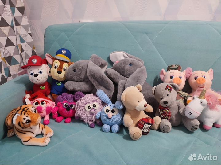 Мягкие игрушки пакетом, читайте описание