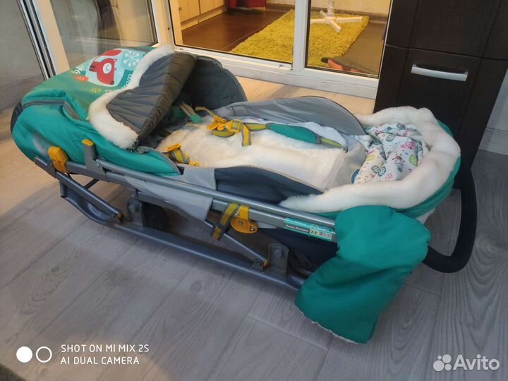 Коляска санки ника нд7-2