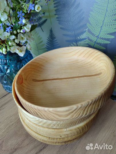 Тарелки из дерева