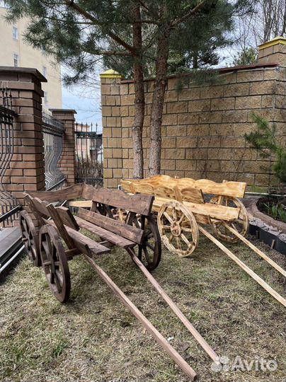 Полка тележка. Декор для дома. Декор для сада