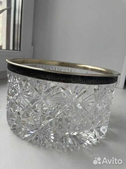 Конфетница мельхиор СССР