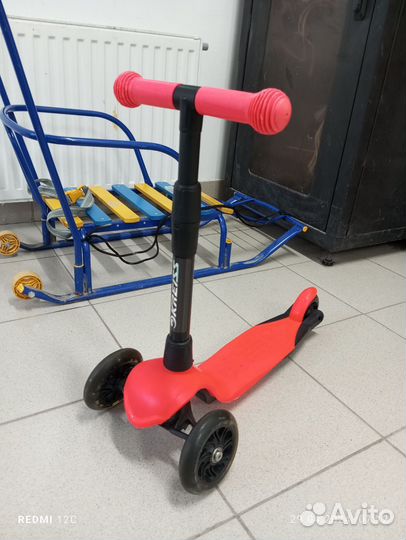 Самокат детский трехколесный