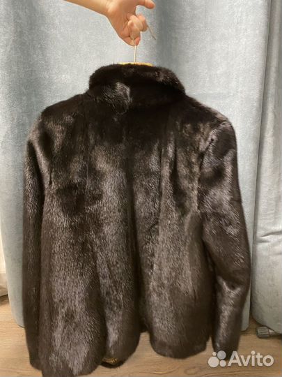 Шуба норковая 46 48 черная