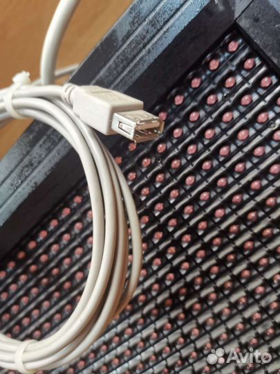 Электронное табло led 72x24 см