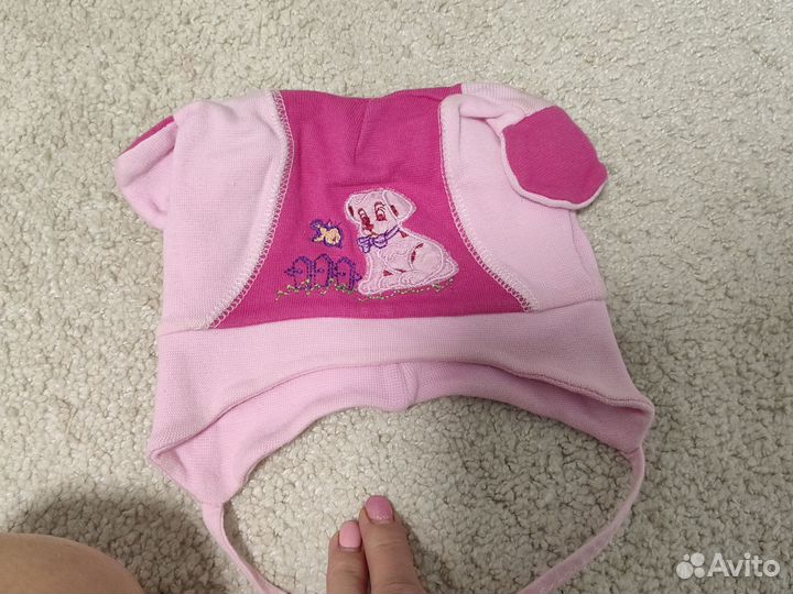 Шапка для девочки осенняя на 1-1, 5