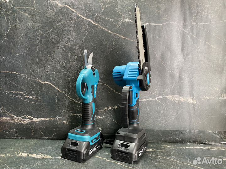 Секатор makita цепная пила makita набор 2 в 1