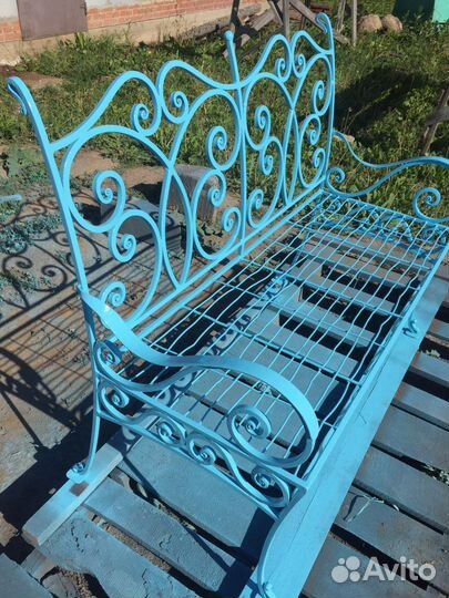 Кованая скамья