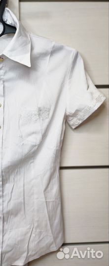 Рубашка белая женская 44 46