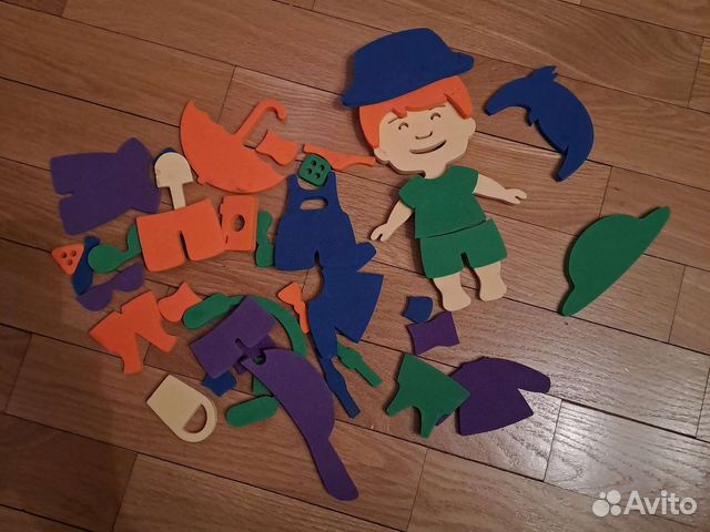 Игрушка для ванны одевашка бу